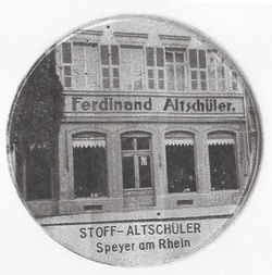 Ferdinand Altschuler's store in Speyer Germany