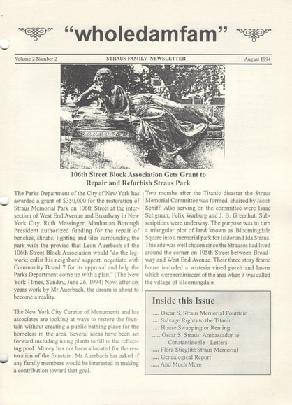 Newsletter August 1994